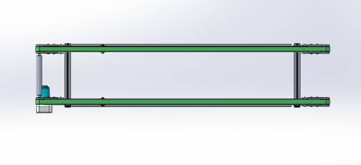 齿形同步带左边驱动皮带线 Solidworks18设计缩略图